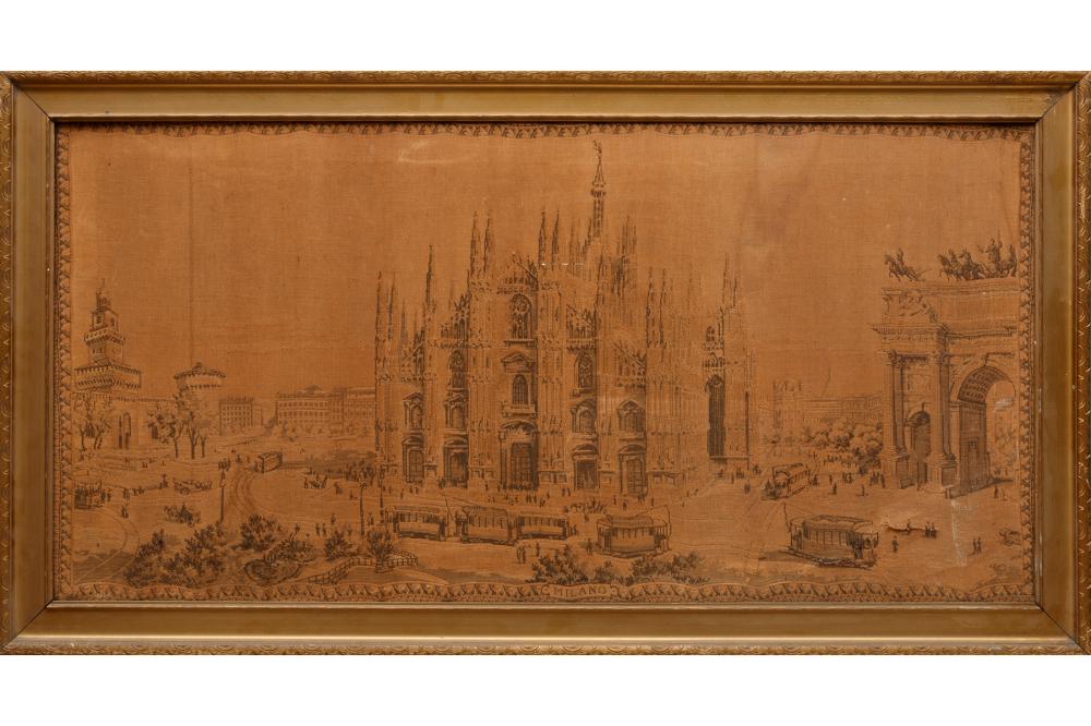 EMBROIDERED TAPESTRY OF THE DUOMO 3187af