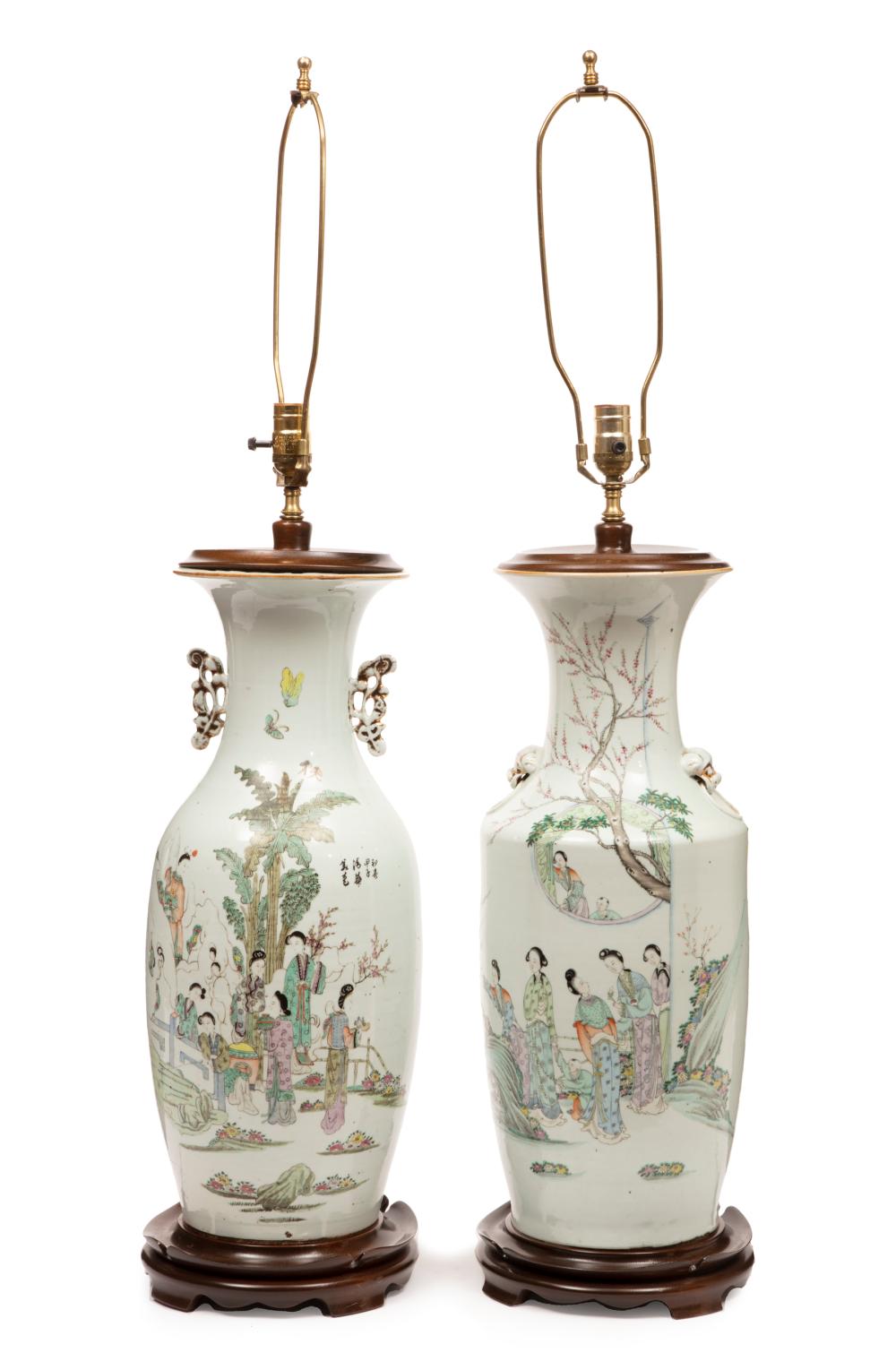 TWO CHINESE FAMILLE ROSE PORCELAIN 3187e4