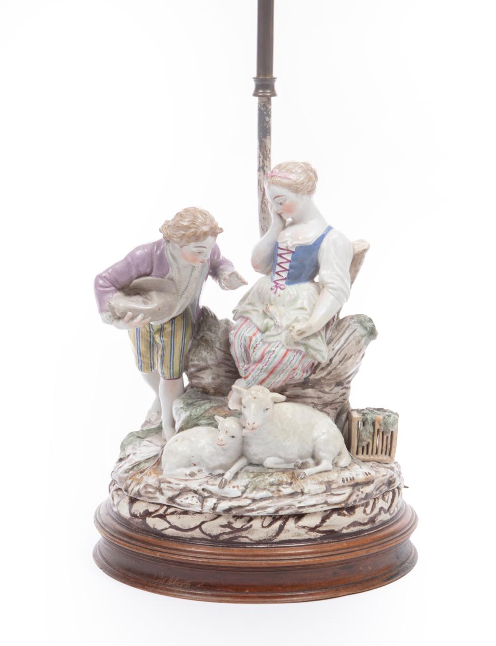 MEISSEN STYLE POLYCHROME PORCELAIN 318848