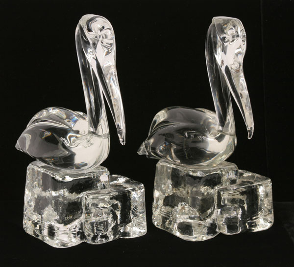 Pair Cenedese Italian art glass 4f40a