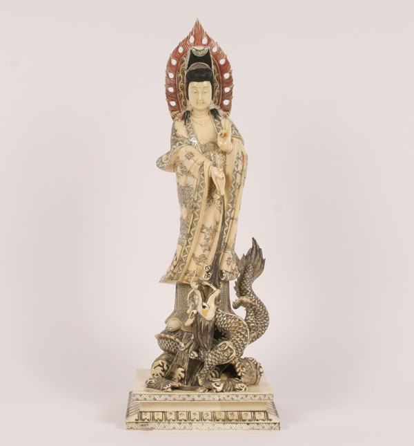 Chinese goddess figure with mythical