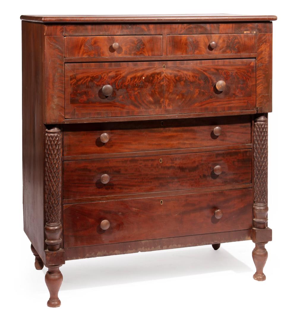 AMERICAN LATE CLASSICAL MAHOGANY 3188ff