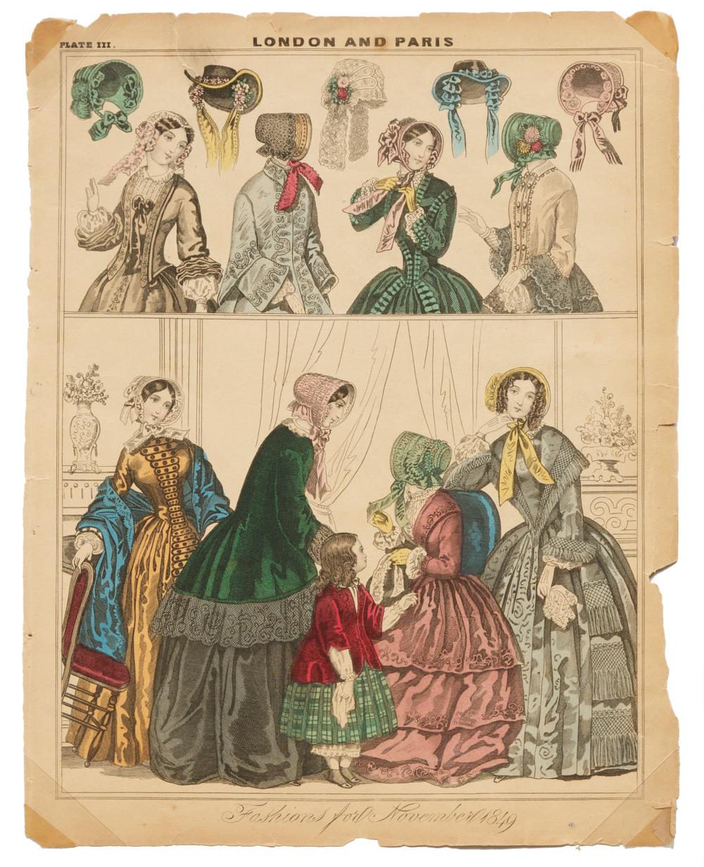 FASHION ADVERTISEMENT, 1849Fashion Advertisement,