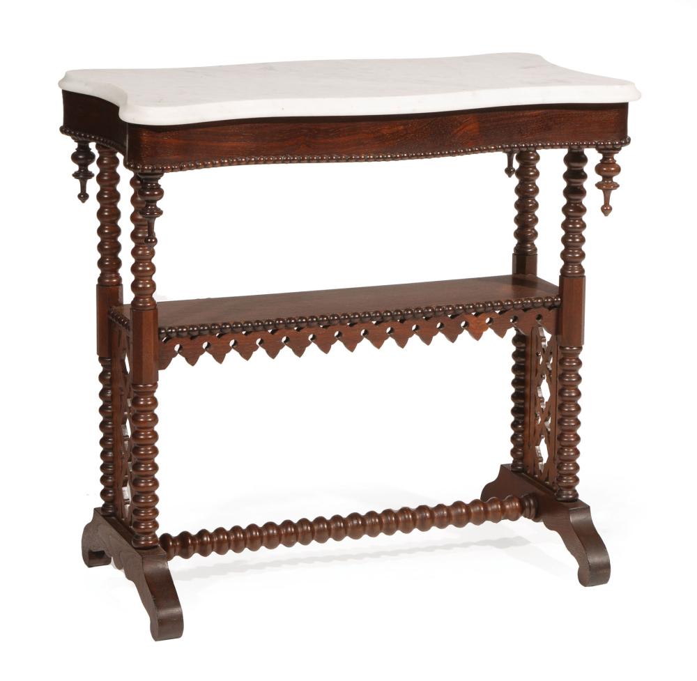 ROSEWOOD SIDE TABLE, LIKELY MEEKSAmerican