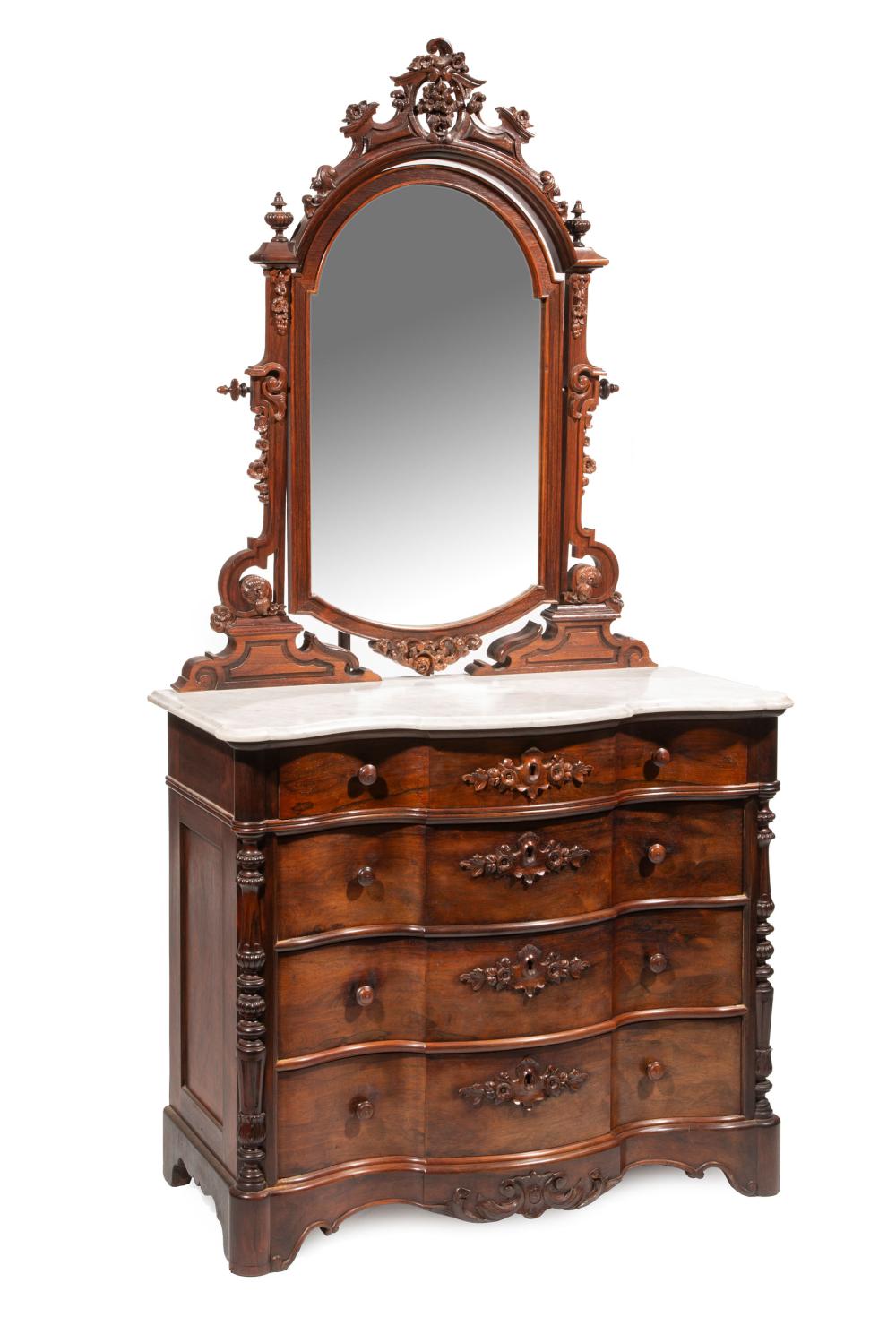 ROSEWOOD DRESSER, POSS. MITCHELL