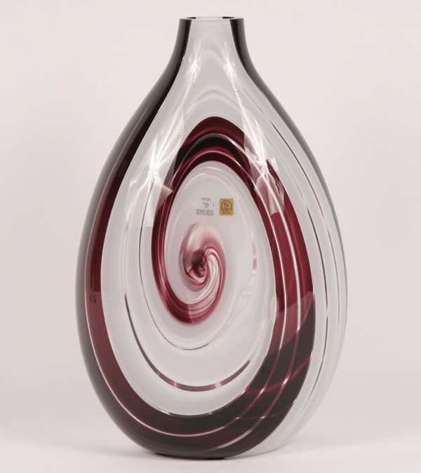 Large Zanetti Murano art glass,