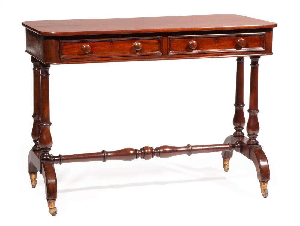 WILLIAM IV MAHOGANY WRITING TABLEWilliam