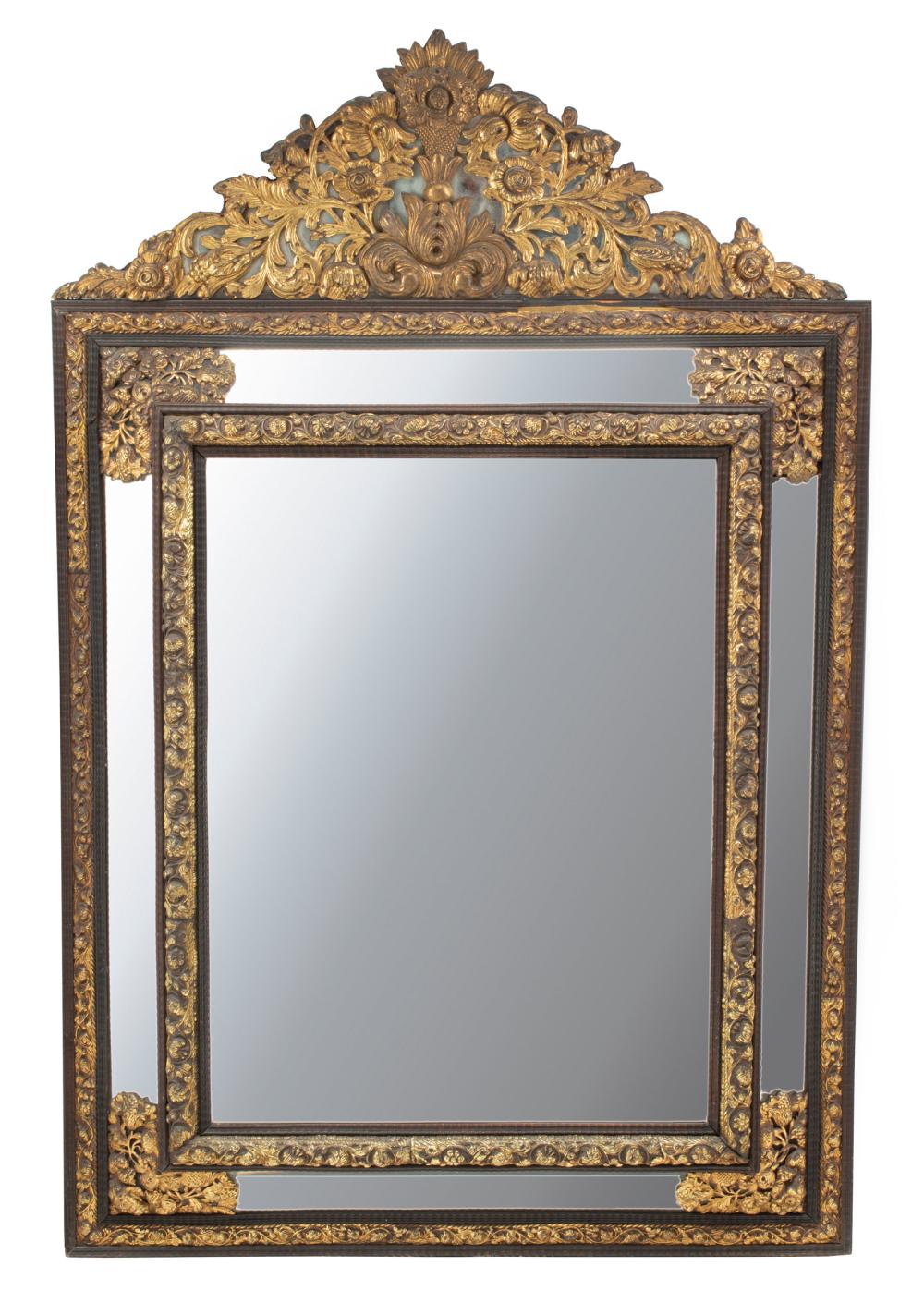 ANTIQUE REGENCE-STYLE GILDED REPOUSSE