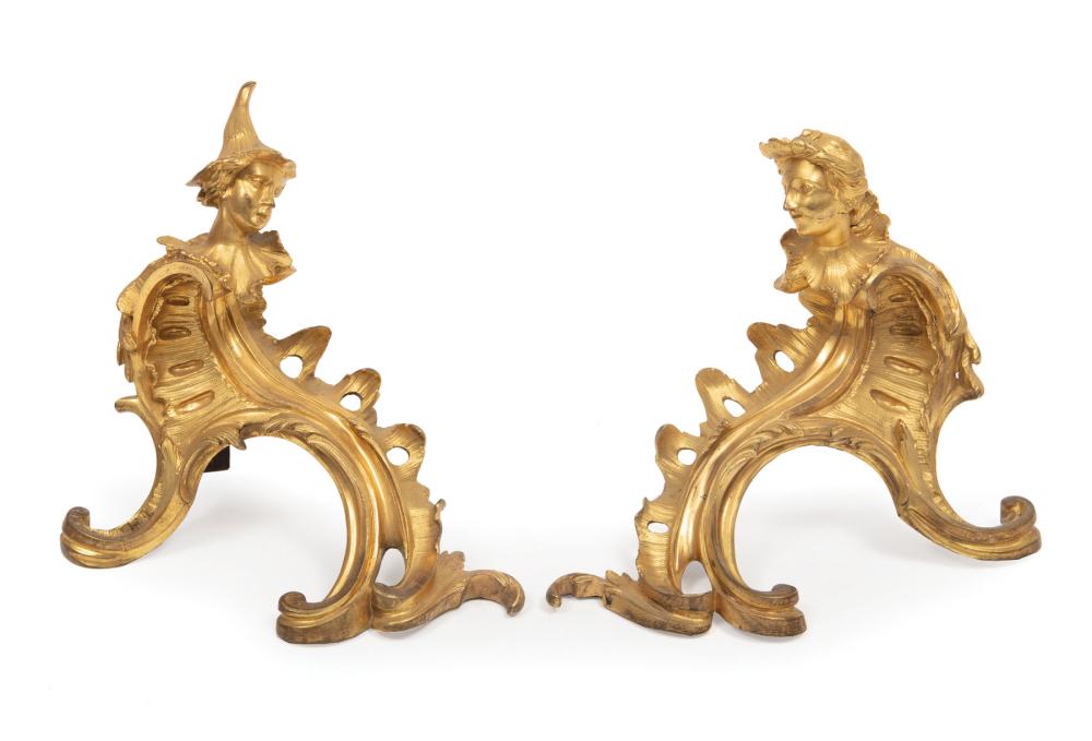 PAIR OF NAPOLEON III GILT BRONZE 318ae8