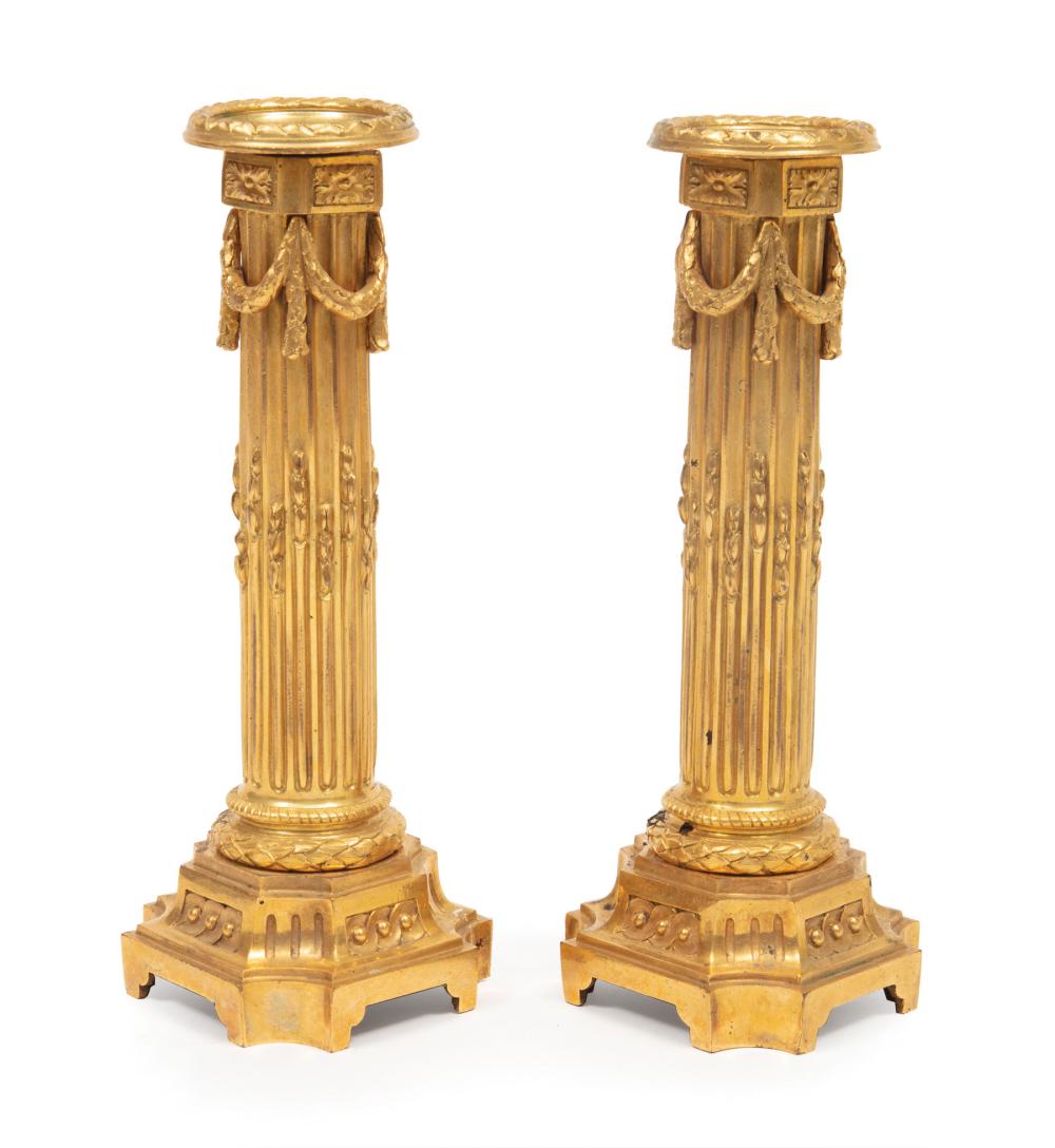 PAIR OF EMPIRE STYLE GILT BRONZE 318af0