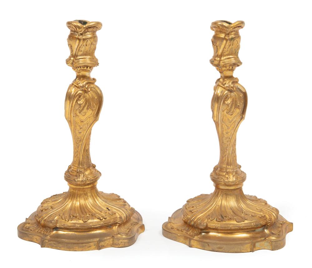 PAIR OF LOUIS XV STYLE GILT BRONZE 318af8