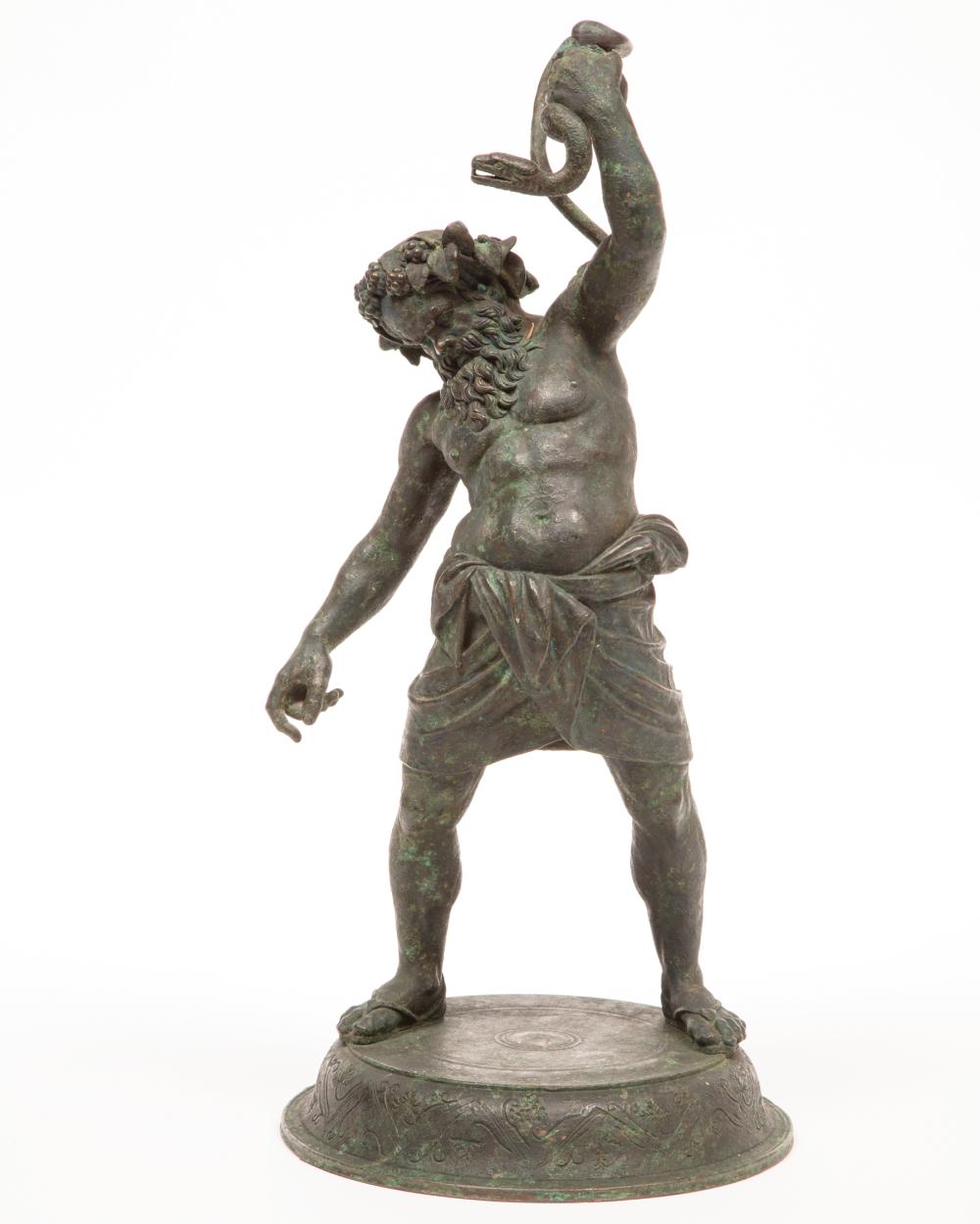 METAL SCULPTURE OF THE POMPEIAN
