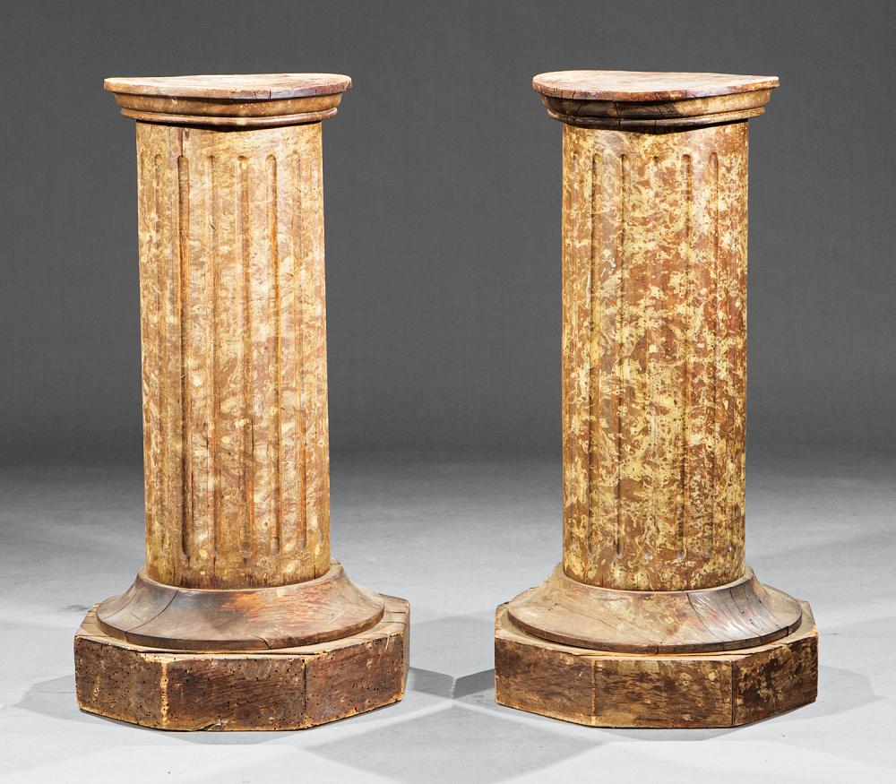 PAIR OF NEOCLASSICAL-STYLE FAUX