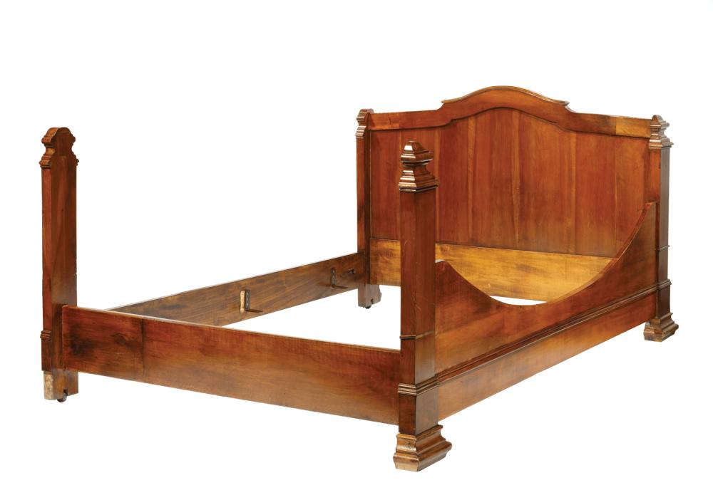 LOUIS PHILIPPE WALNUT BEDSTEADLouis