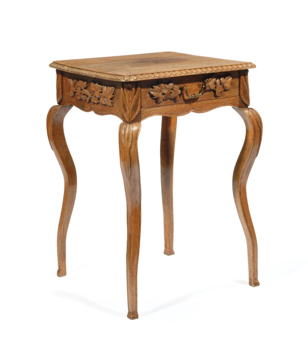 LOUIS XVI-STYLE CARVED ELM SIDE