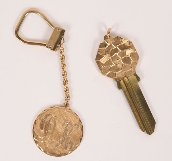 Gold 14K Presentation Key dated 4f474