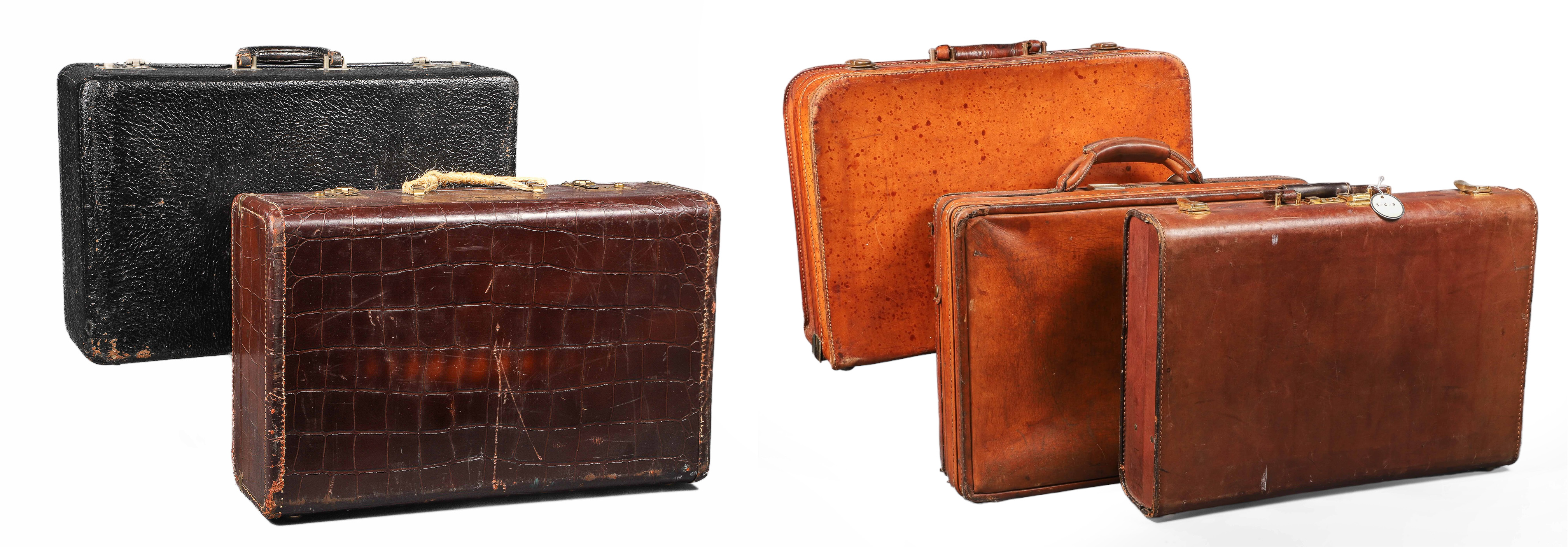  5 Leather attache and suitcases 318d61