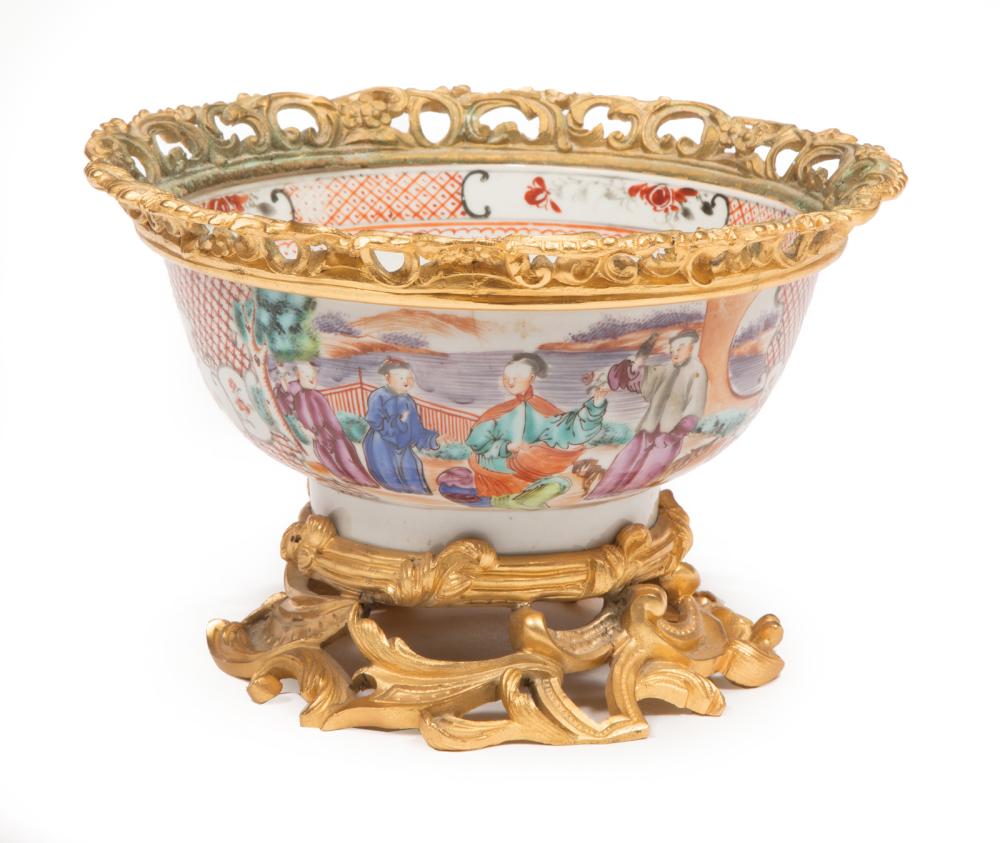 FRENCH CHINESE EXPORT FAMILLE ROSE PORCELAIN