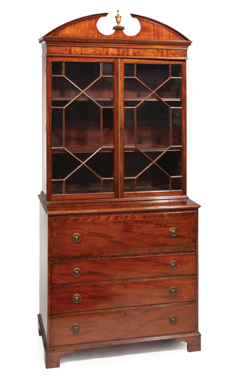 GEORGIAN STYLE INLAID MAHOGANY 318ed1