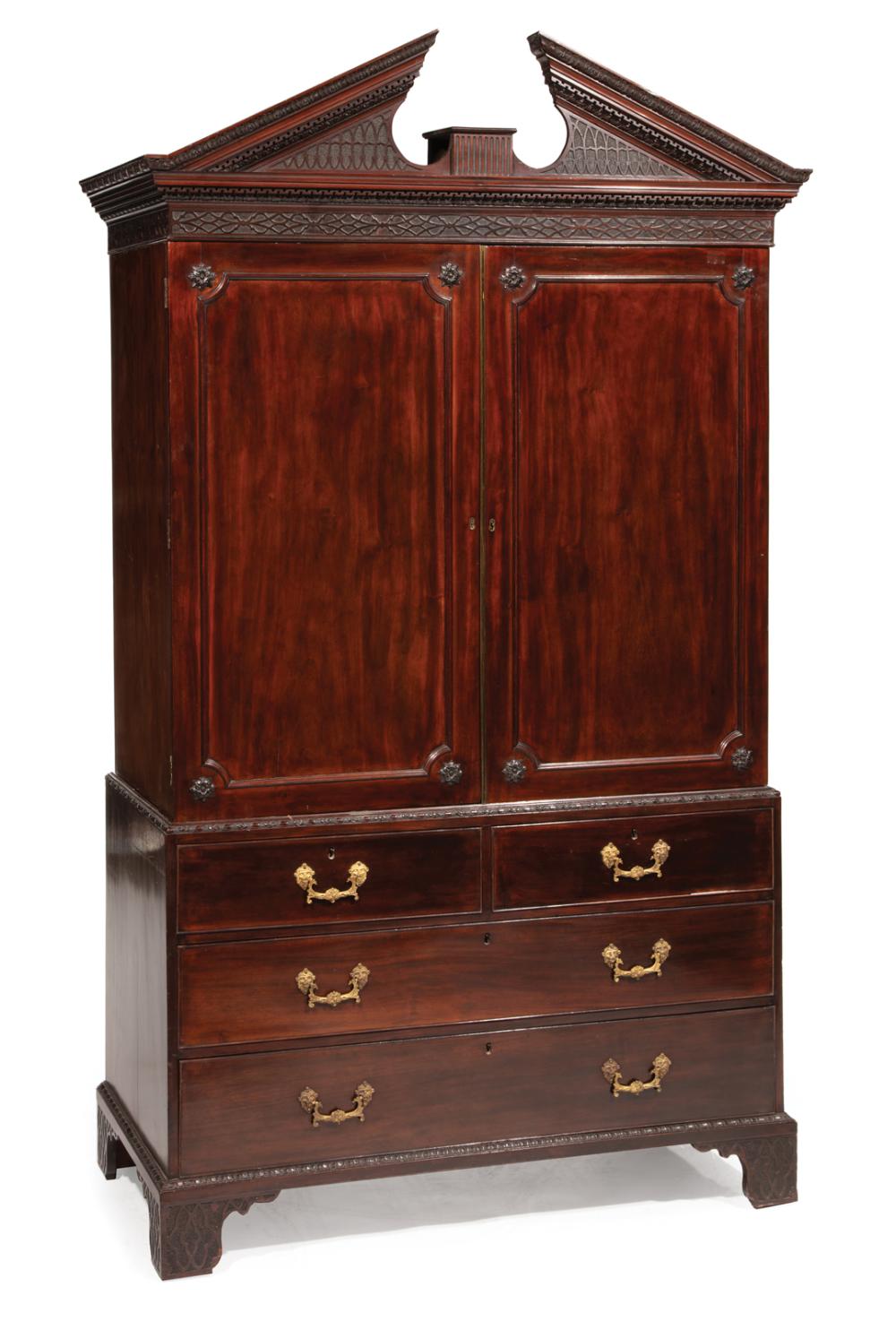 ANTIQUE GEORGE III-STYLE MAHOGANY