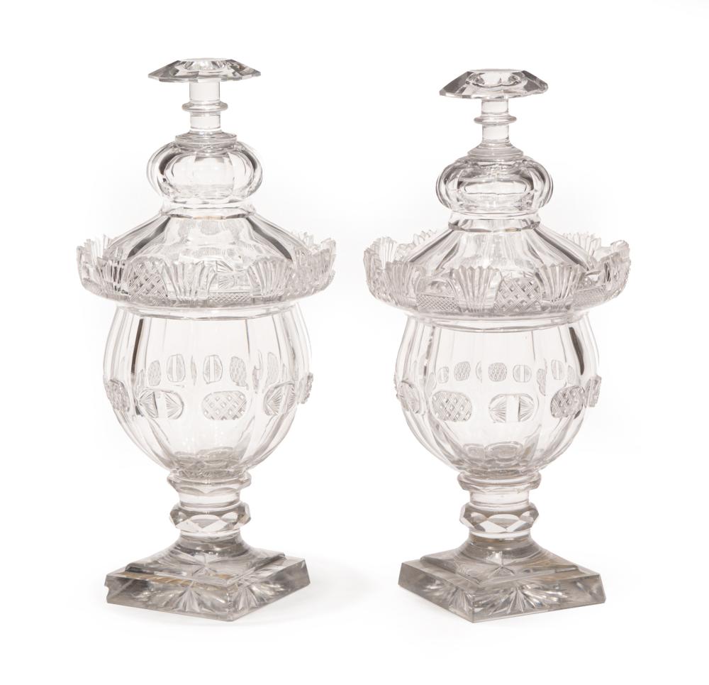 GEORGIAN STYLE CUT CRYSTAL COVERED 318efe