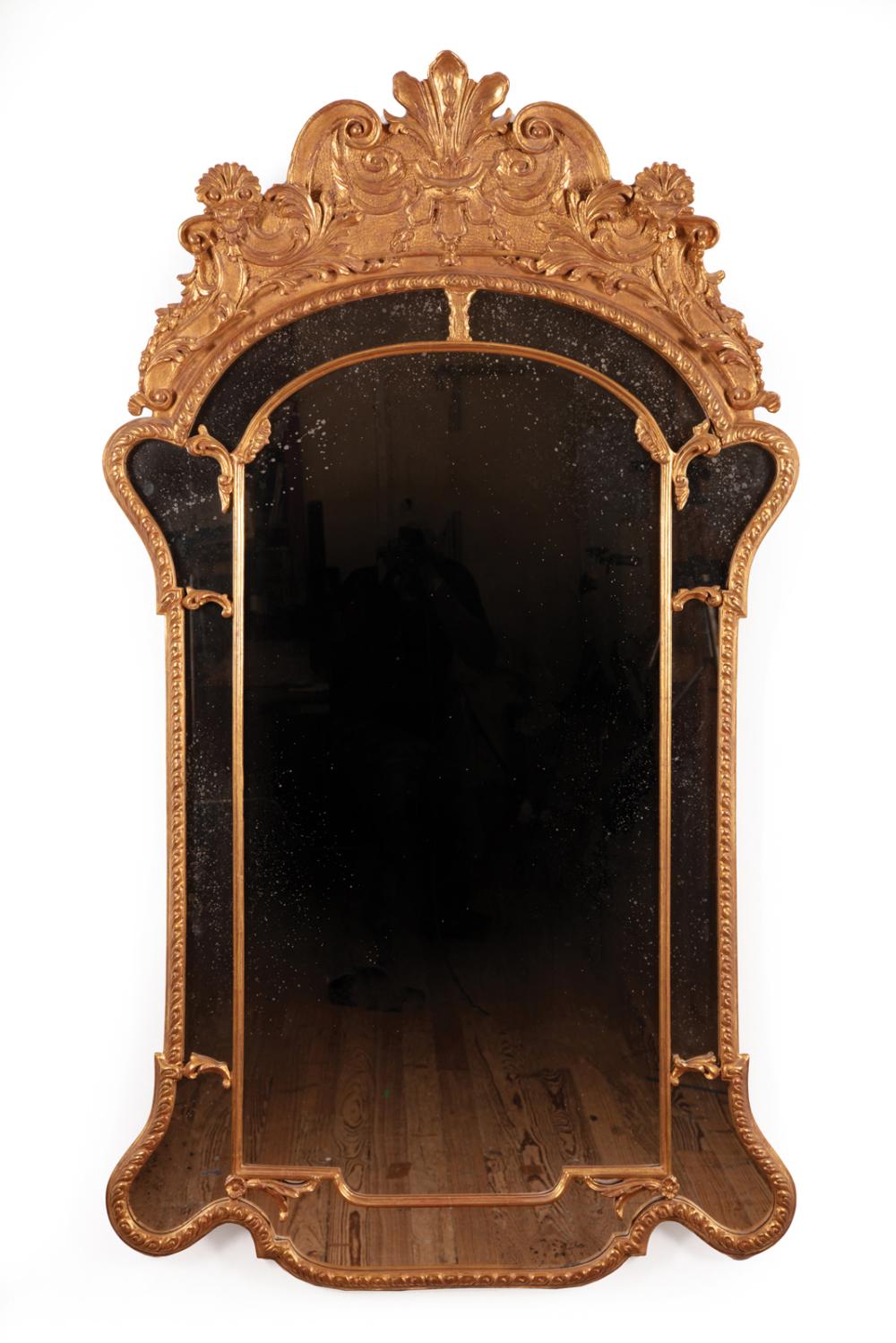 REGENCE-STYLE GILTWOOD MIRRORRegence-Style