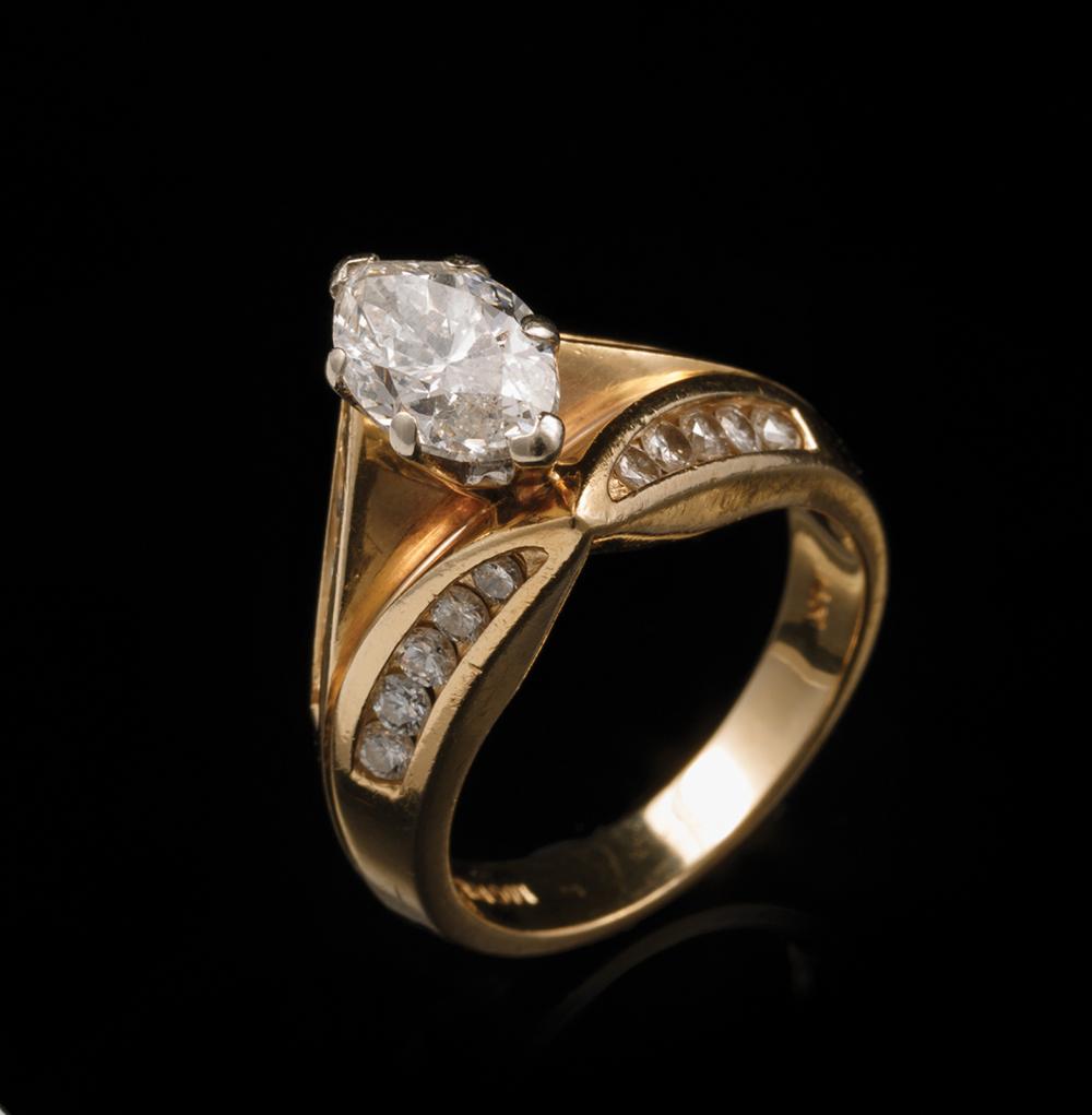 14 KT YELLOW GOLD AND DIAMOND 318f1d