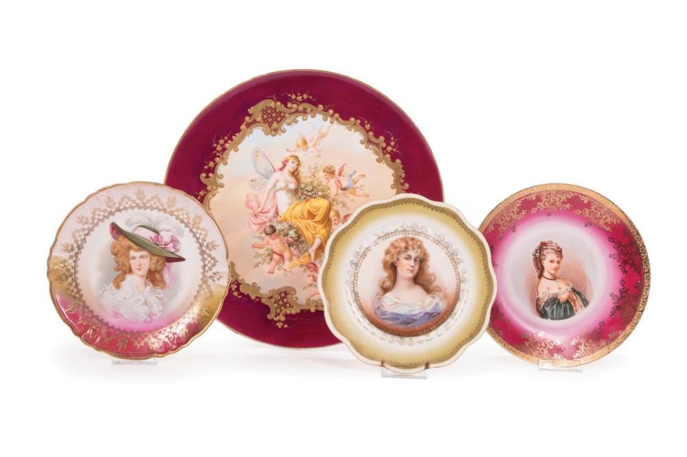 AUSTRIAN PORCELAIN CABINET PORTRAIT