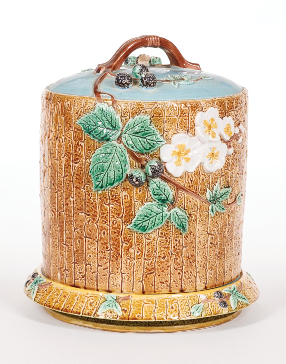 HOLDCROFT MAJOLICA CHEESE DOME