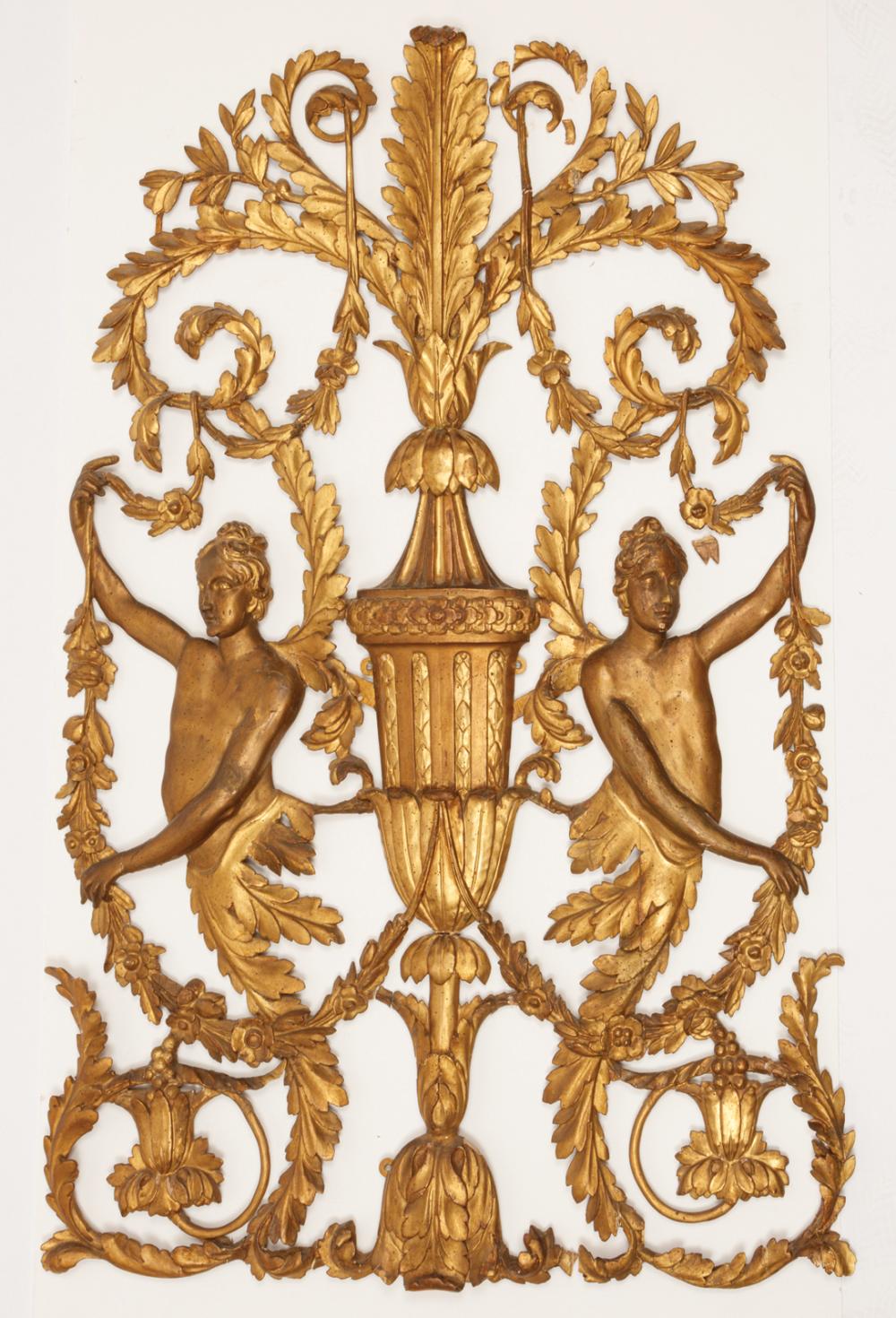 LOUIS XVI STYLE CARVED GILTWOOD 3190f6