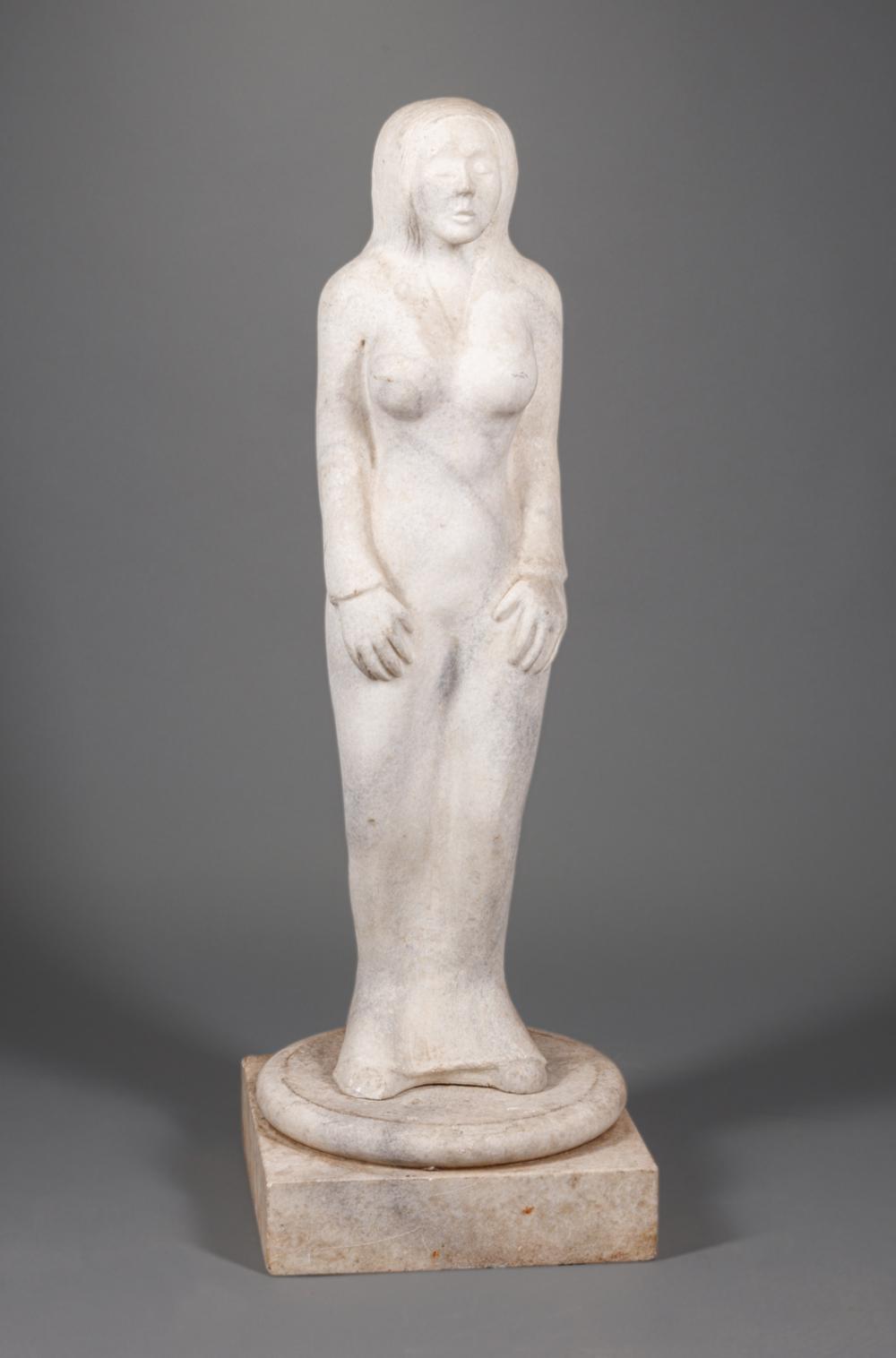 MODERNIST MARBLE OF A STANDING 31915a