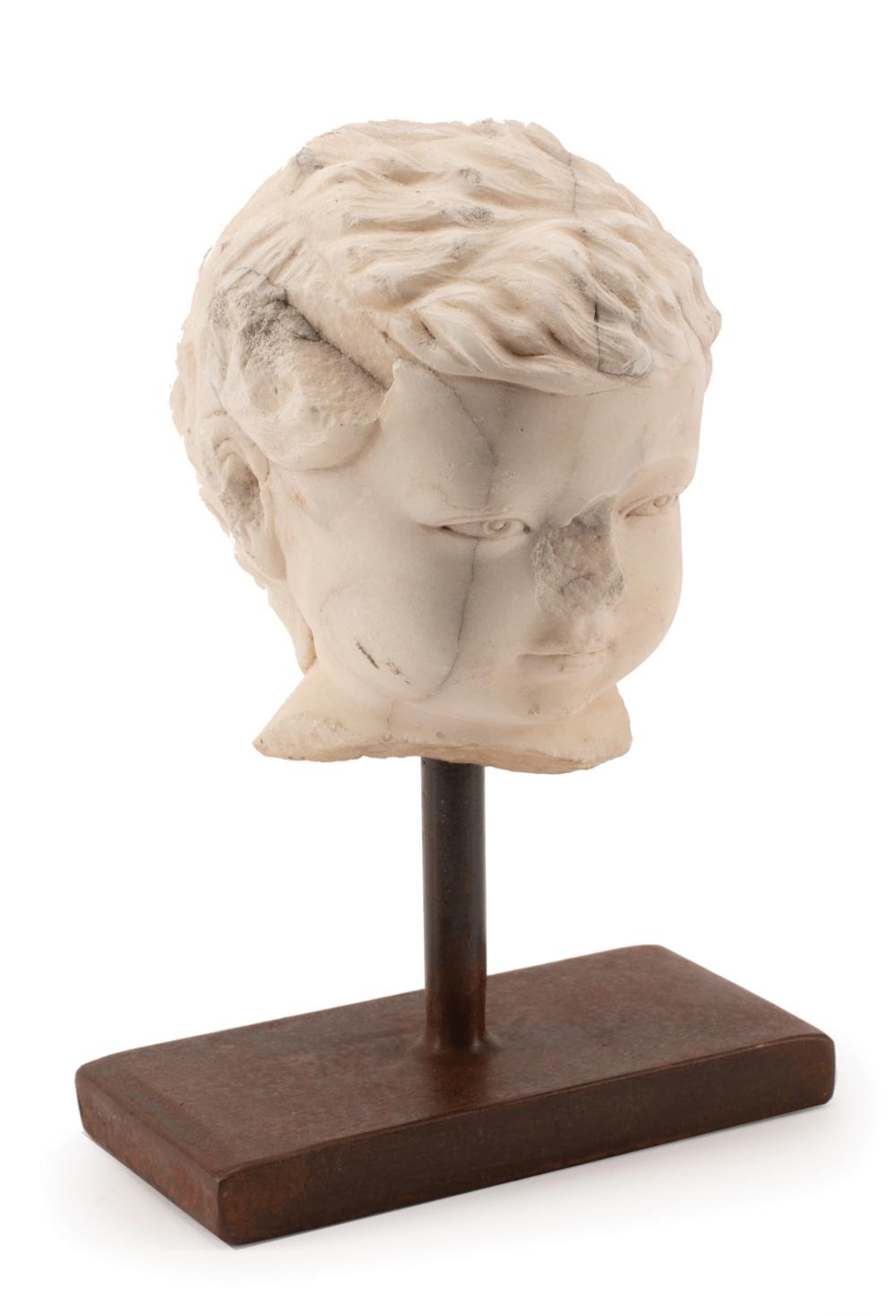 HELLENISTIC-STYLE MARBLE BUST OF
