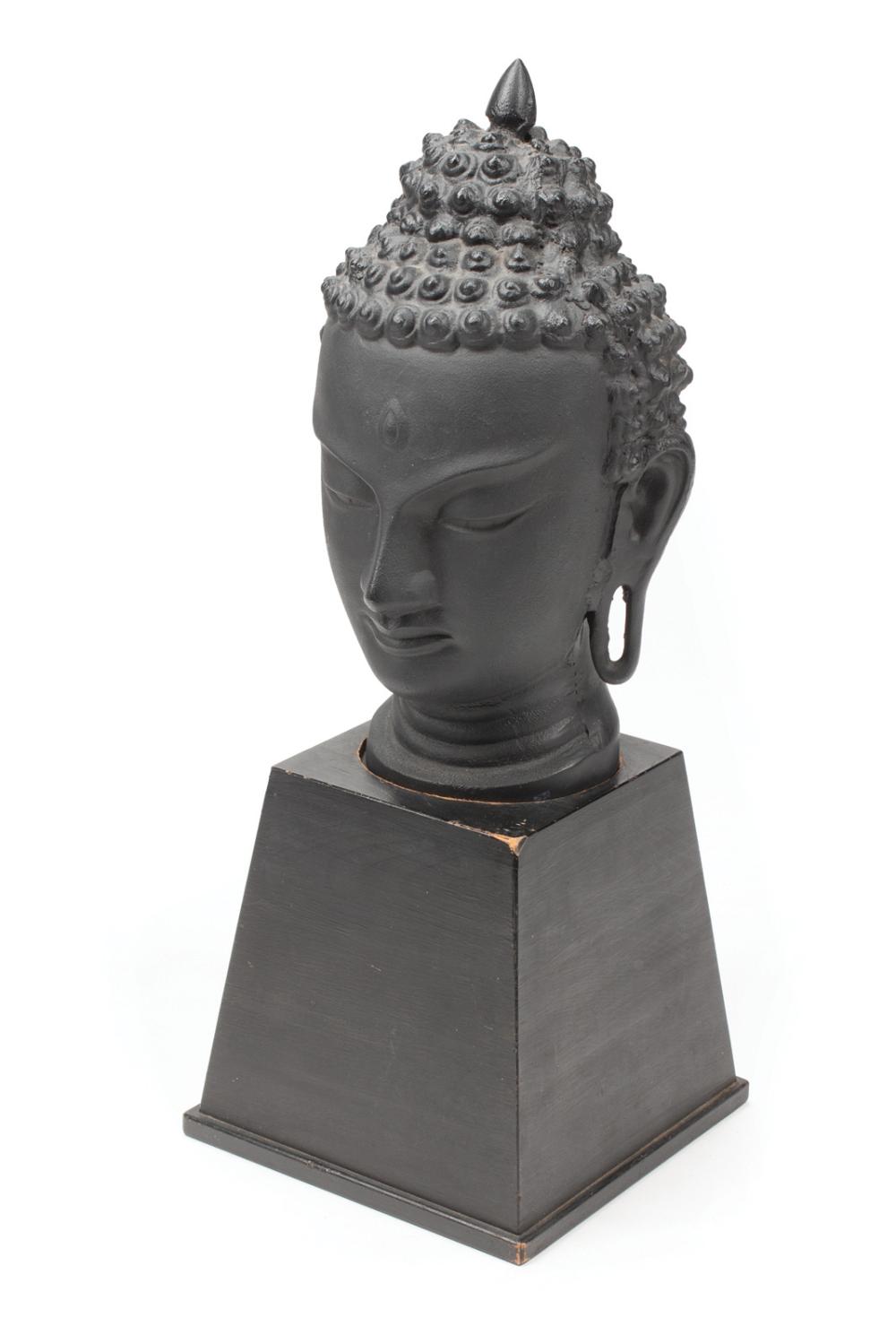 THAI CAST IRON HEAD OF BUDDHAThai 3191a3