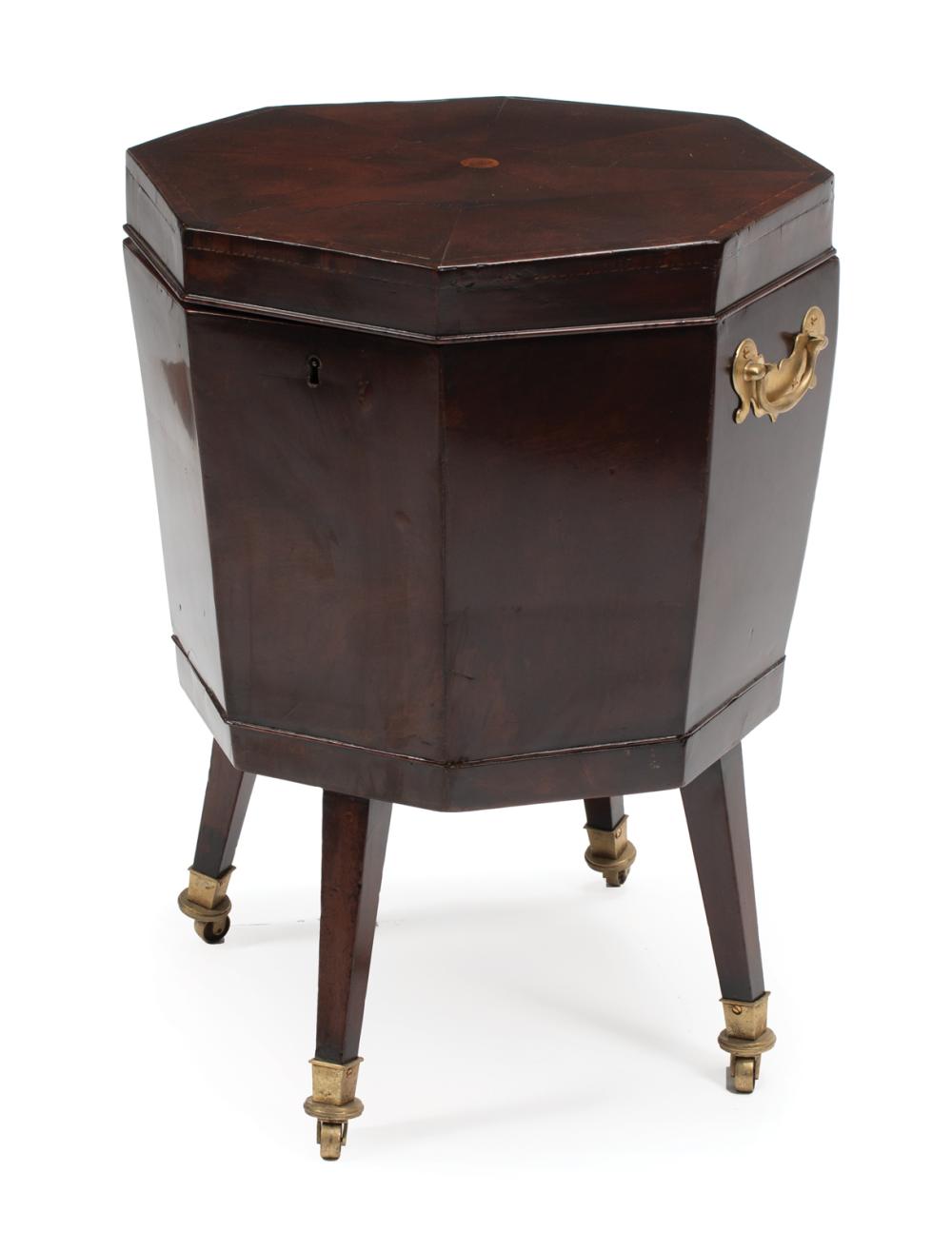 REGENCY INLAID MAHOGANY CELLARETTERegency 3191cf