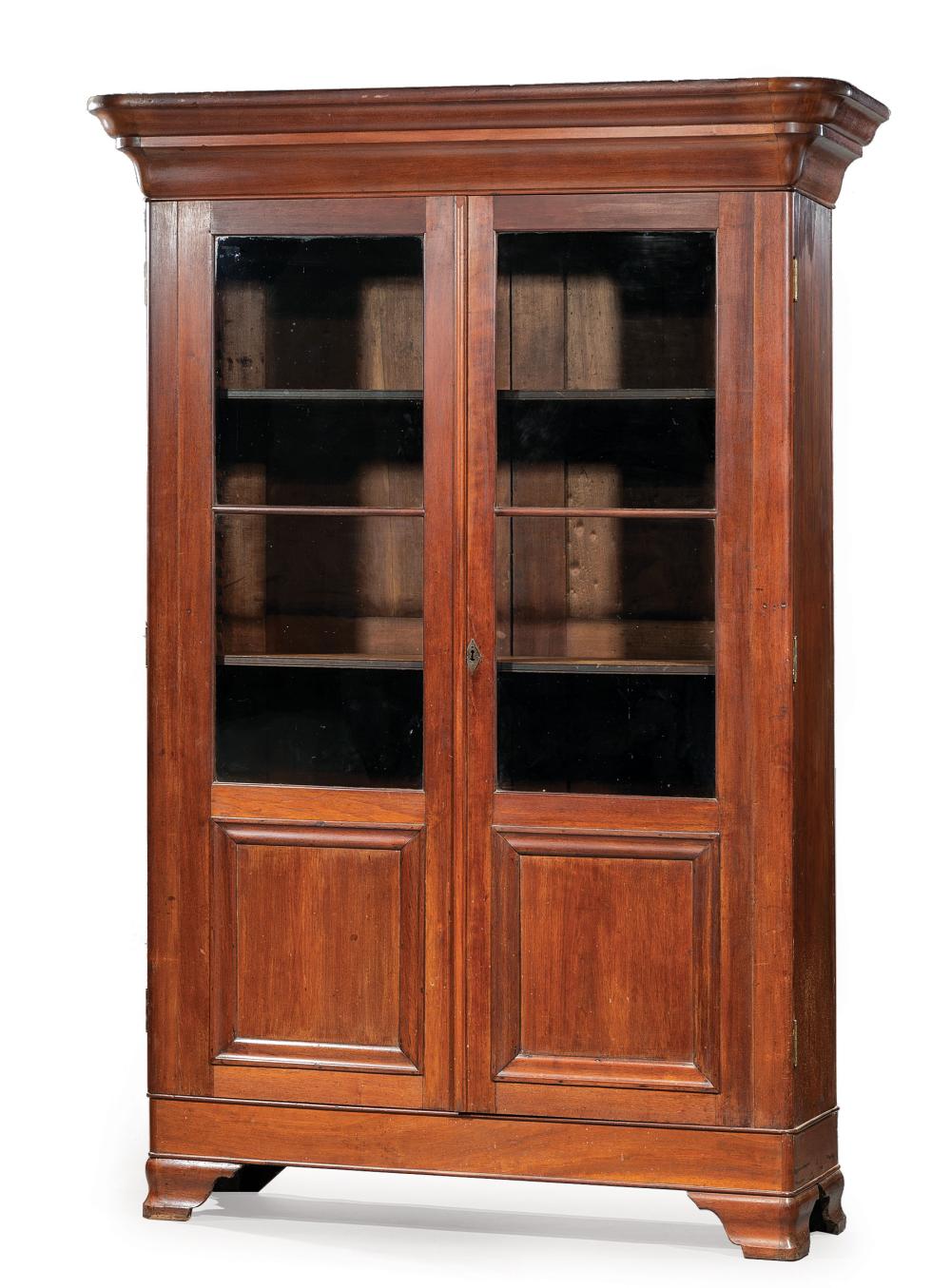 LATE CLASSICAL MAHOGANY BOOKCASEAmerican 31930d