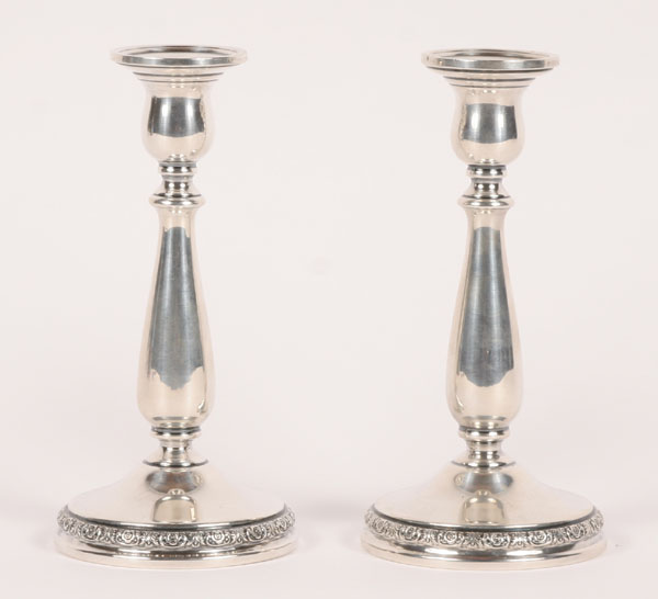 International sterling prelude candlesticks,