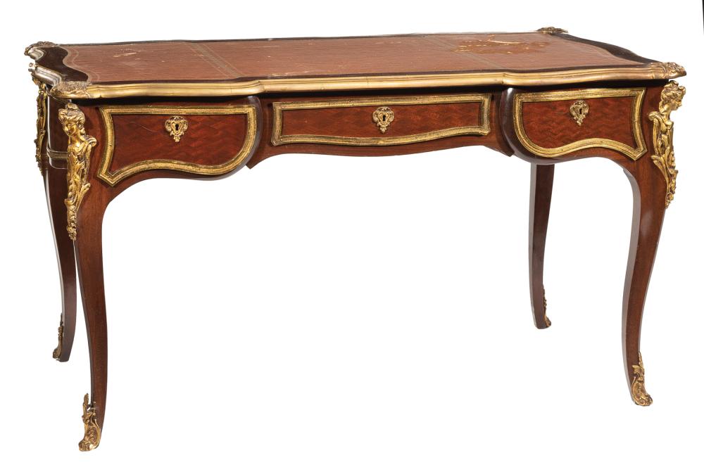 BRONZE-MOUNTED PARQUETRY BUREAU