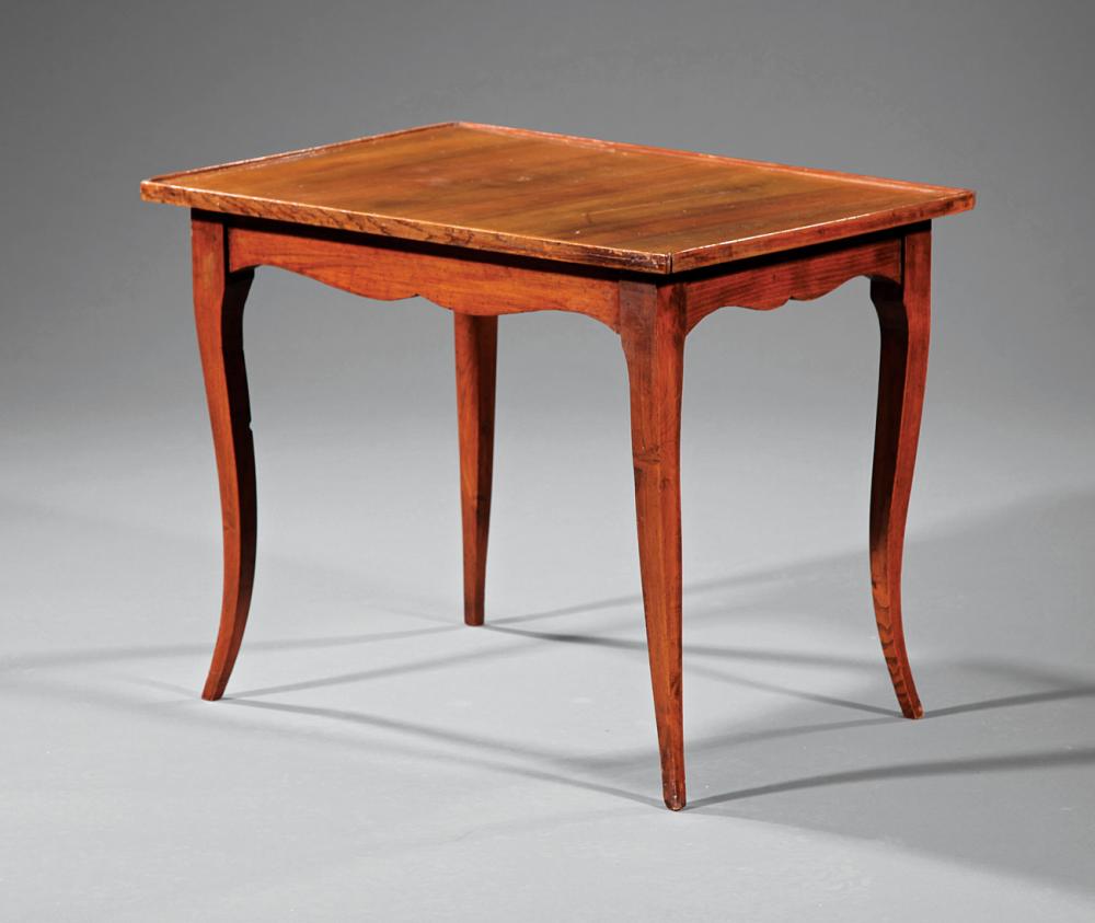 LOUIS XV-STYLE CARVED FRUITWOOD