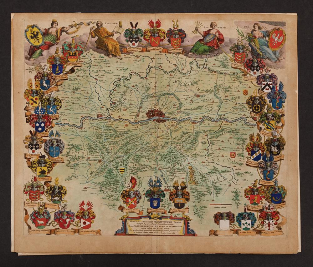 EIGHT ANTIQUE MAPS BY BLAEUEight Antique