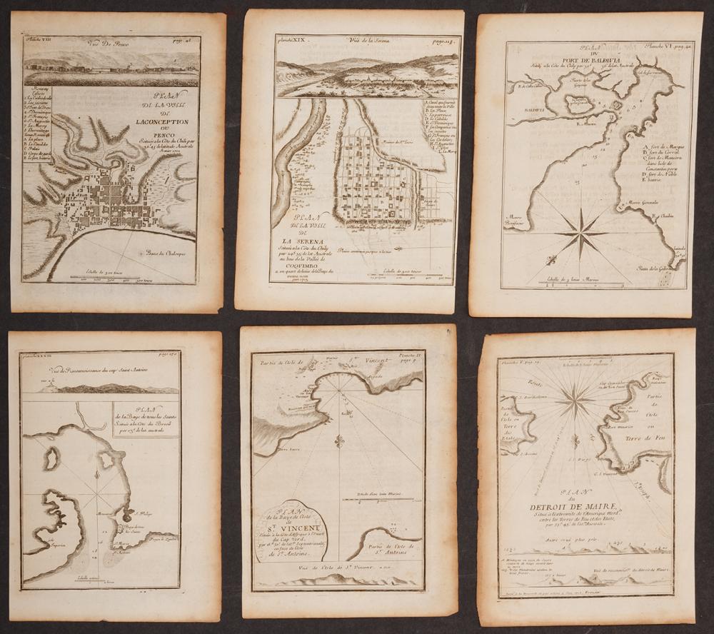 SIXTEEN ANTIQUE FRENCH MAPSSixteen Antique