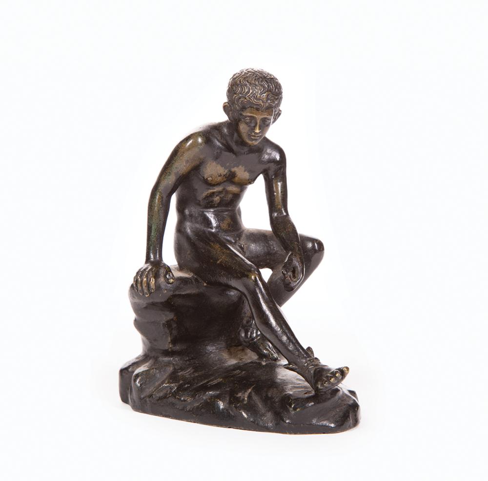 PATINATED BRONZE CABINET FIGURE 319653