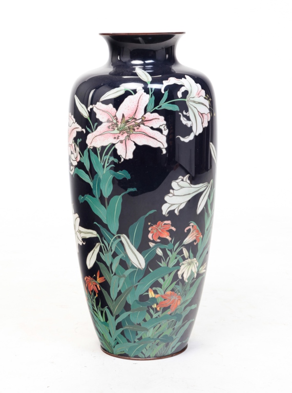 JAPANESE MEIJI MONUMENTAL CLOISONNE