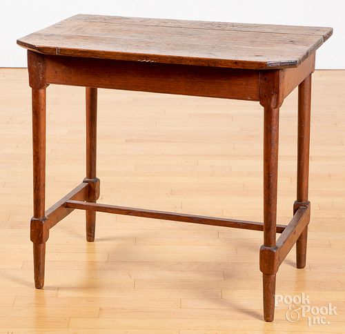 PINE AND WALNUT WORK TABLE EARLY 317141