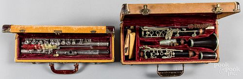 CASED BUNDY FLUTE TOGETHER WITH 31719a