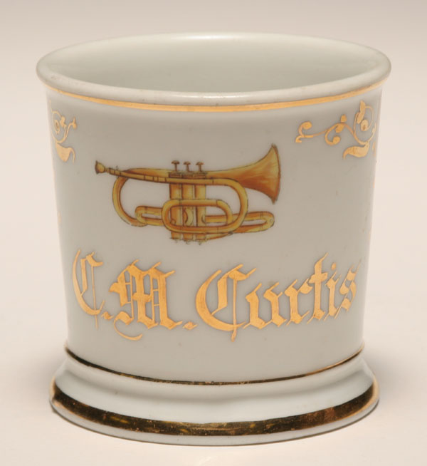 Occupational shaving mug Trumpet Coronet Musician  4f1c4