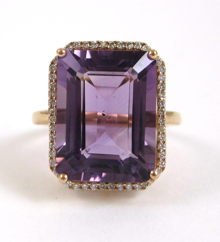 AMETHYST DIAMOND AND FOURTEEN 3171ec