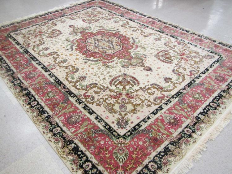 A CONTEMPORARY HAND KNOTTED PERSIAN