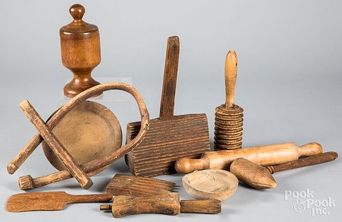 WOODENWARE, TO INCLUDE A MALLET,