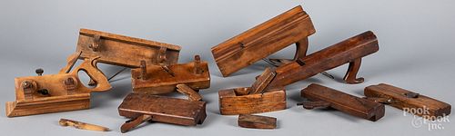 COLLECTION OF EARLY WOOD PLANES.Collection
