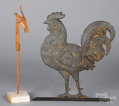 ROOSTER WEATHERVANE CA 1900  3173f7